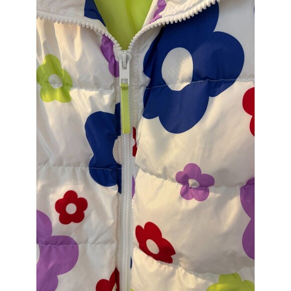 Wild Fable Women's Colorful Flower Puffer Jacket Coat Sz Large Winter Warm Cozy - Picture 4 of 9